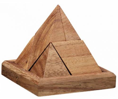 Wooden Construction Logic Puzzle Pyramidal -  Price: 12,00€
