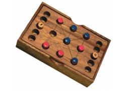 Ξύλινο Επιτραπέζιο Τρίλιζα Απλή & Μαγικό Τετράγωνο (Tic Tac Toe)