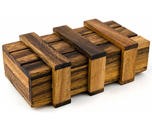 Ξύλινος Γρίφος Λογικής Σε Κουτί Double Secret Box Large - Τιμή: 15,00€