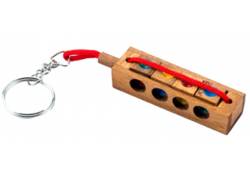 Ξύλινος Γρίφος Λογικής Crazy Four Key Mini