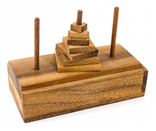 Ξύλινος Γρίφος Λογικής Pagoda (Πύργος Του Ανόι) Medium - Τιμή: 13,00€