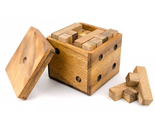 Ξύλινος Γρίφος Λογικής Σε Κουτί Twentyfive - Τιμή: 15,00€