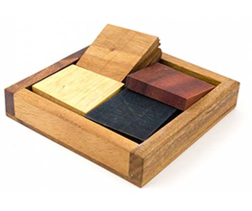 Wooden Logic Puzzle In Box Rhombus -  Price: 12,00€