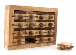 Ξύλινος Γρίφος Λογικής Σε Κουτί Apocathary Chest