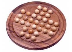 Ξύλινος Γρίφος Λογικής Solitaire Round Extra Large