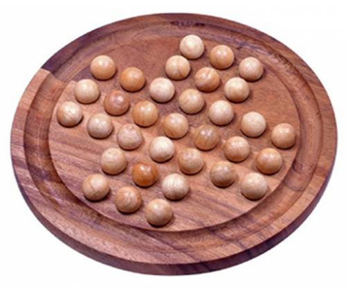 Ξύλινος Γρίφος Λογικής Solitaire Round Extra Large - Τιμή: 25,00€