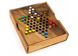 Ξύλινο Επιτραπέζιο Παιχνίδι Chinese Checkers Small