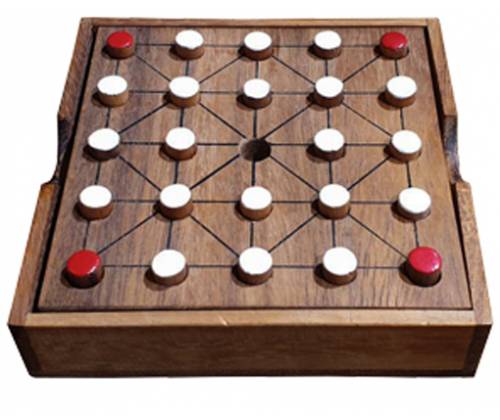 Wooden Board Game Bagh-Chall -  Price: 15,00€