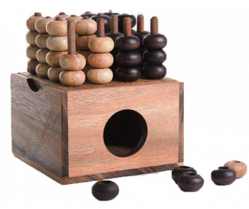 Wooden Board Game Bingo Score 4 3D -  Price: 28,00€