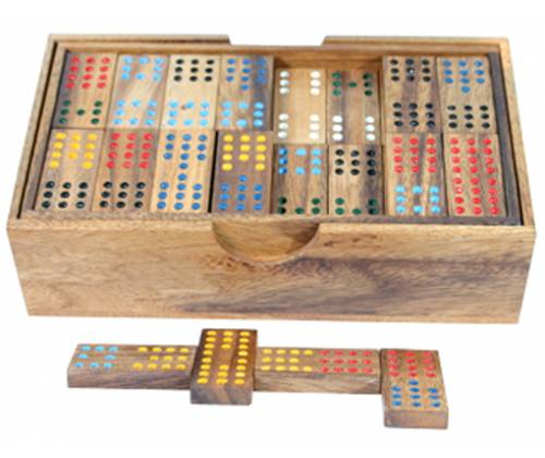 Wooden Board Game Dominoes 12" -  Price: 40,00€