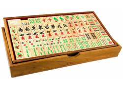 Ξύλινο Επιτραπέζιο Παιχνίδι Mahjong